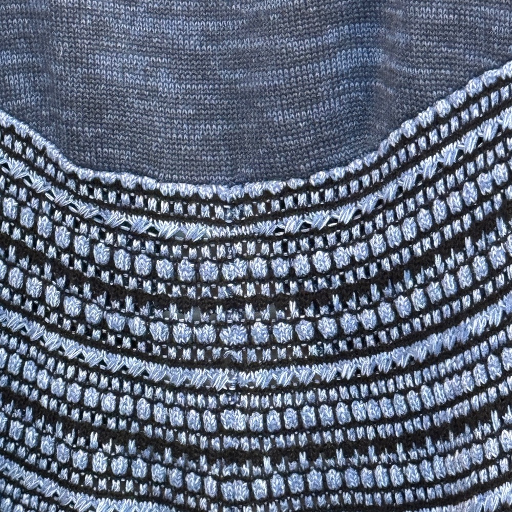 Blue cardigan sweater - Picture 6 of 9